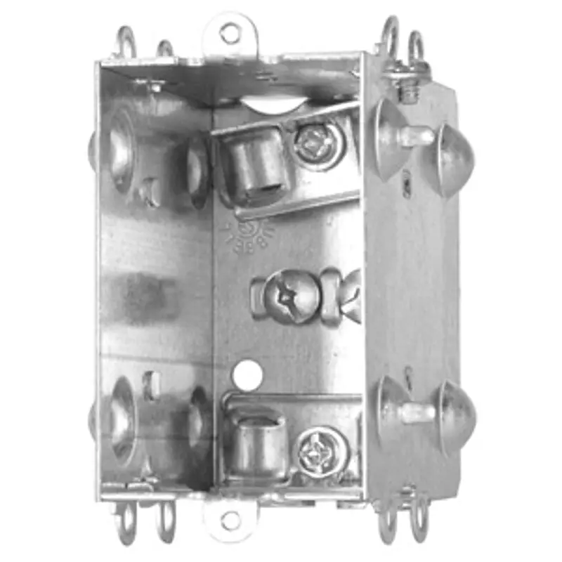 Hubbell 1004LHUBAR Device Box, 1-Gang, Metal