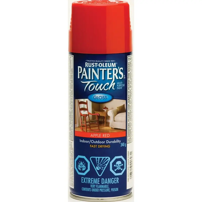 Rust-Oleum N1966830 Spray Paint, Apple Red, 340 g, Can