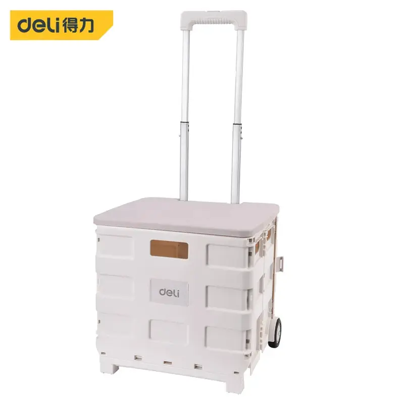 Deli Foldable Trolley Cart with Two Wheels 25kg Capacity | DL431002A