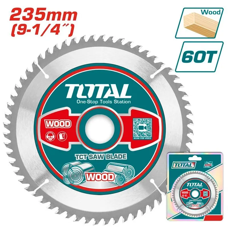 TOTAL TCT Saw Blade 235mm 60T