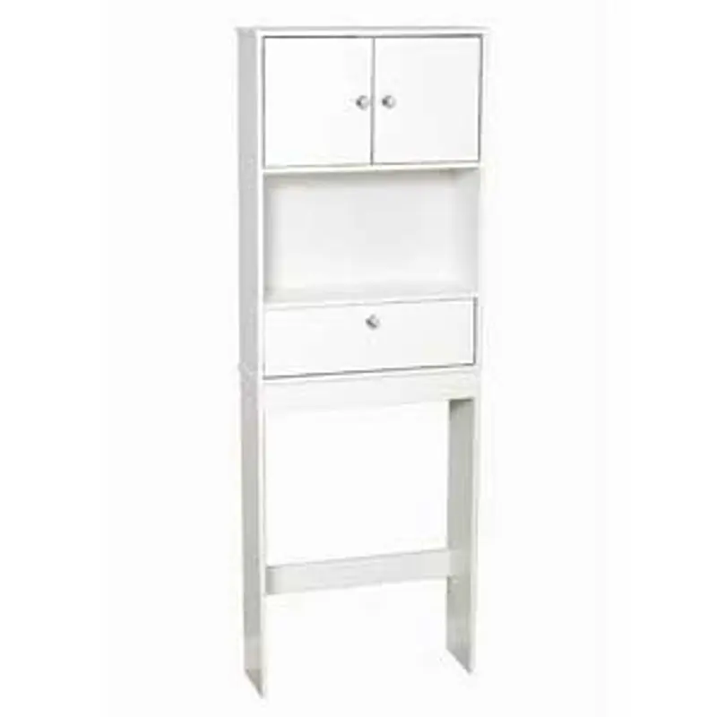 Zenna Home 9401W Bathroom Spacesaver, 3-Shelf, Wood