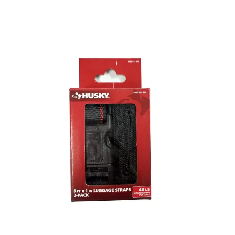 8 ft. x 1 in. Luggage Straps (2-Pack)