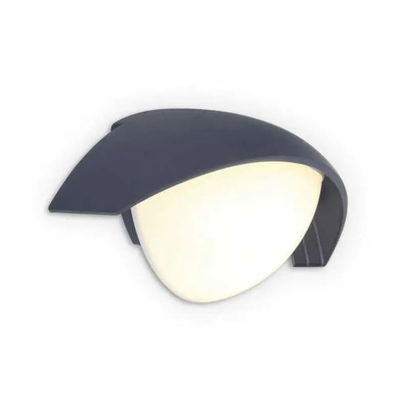Lutec clip wall light gray e27 ip44 1853 gr | LUT00119