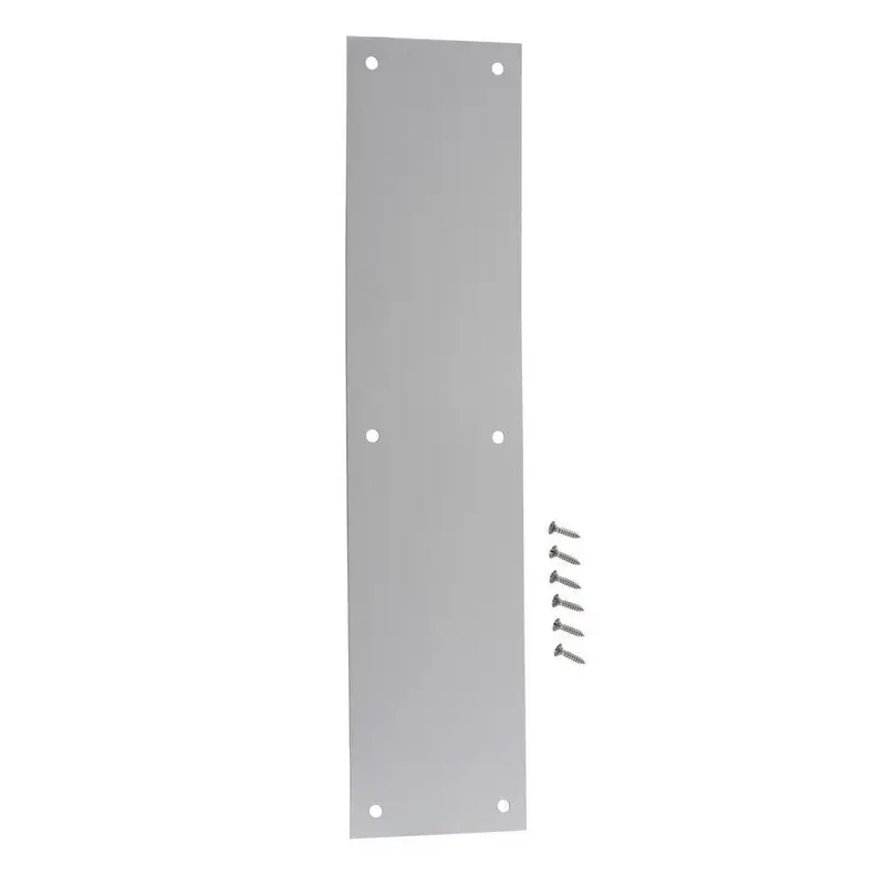 3-1/2 in. x 15 in. Satin Aluminum Push Plate