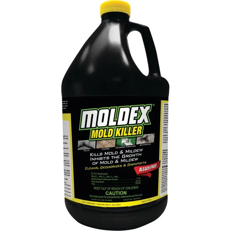 Moldex 5520 Mold and Mildew Killer, 1 gal, Liquid, Floral, Clear
