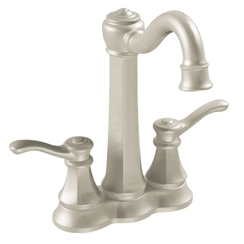 Vestige Stainless two-handle high arc bar faucetStainless