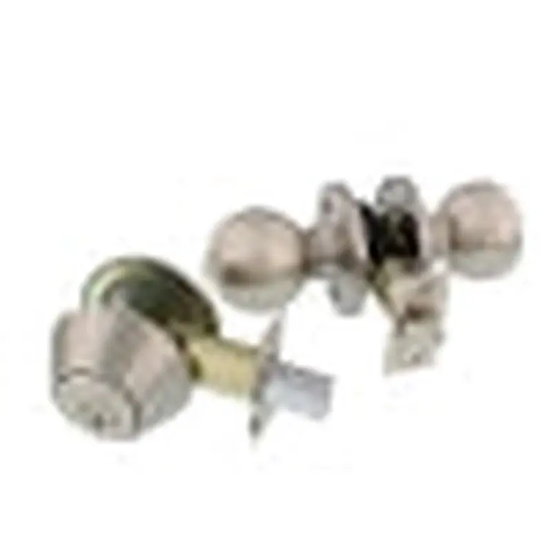 Guard Security Ball Knob Combo-Pack, Single Cylinder, Satin NickelSatin Nickel