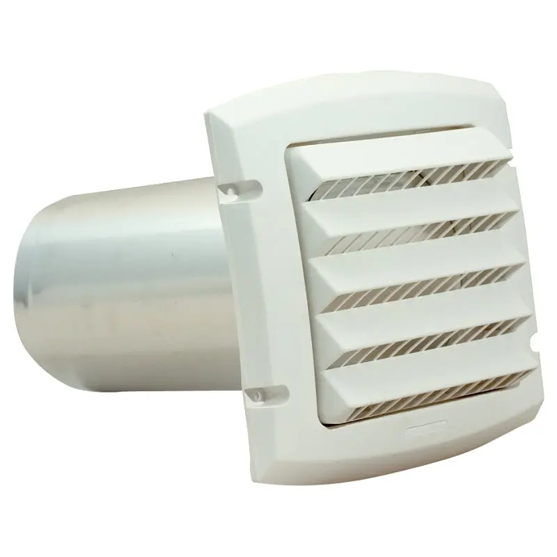 Dundas Jafine ProVent IH4WXZ Intake Hood, 4" inlet, Polypropylene Hood, White Hood