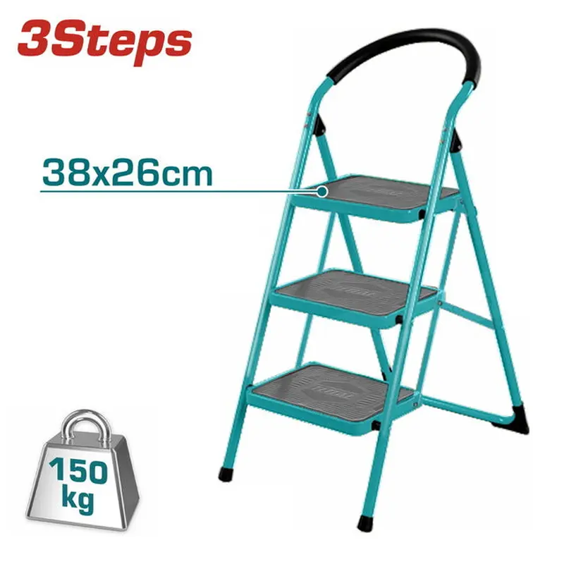 TOTAL METAL LADDER 3 STEPS (THLAD09031)