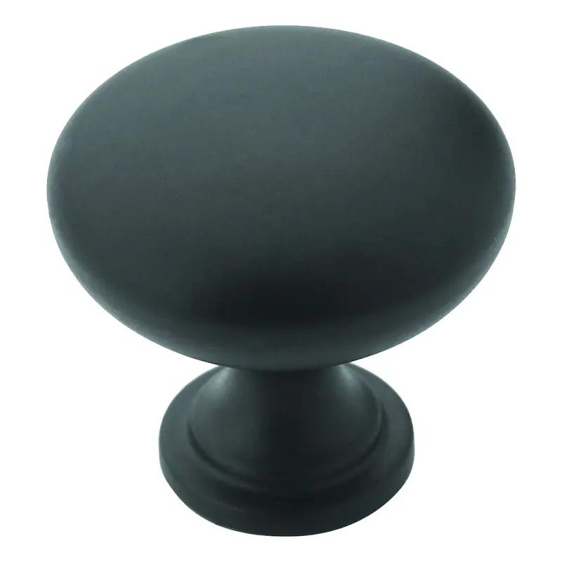 Amerock Allison Value Series BP53005FB Cabinet Knob, 1-1/8 in Projection, Zinc