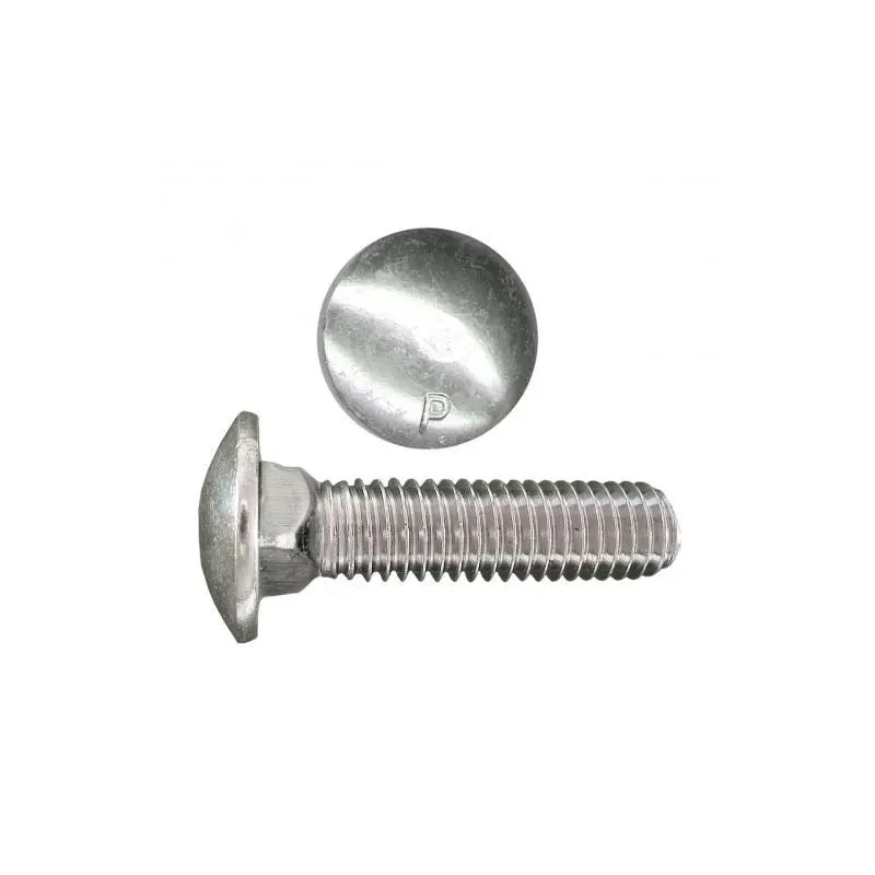 1/4 Inch Zinc Plated Carriage Bolts1/4" x 4"
