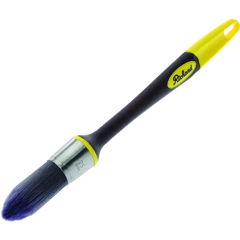 HYDE Richard Elegance 13425 Trim Brush, Polyester Bristle, Soft-Grip Handle