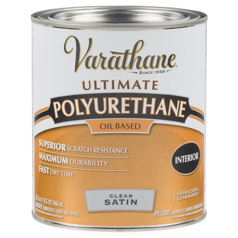 Varathane 242177H Polyurethane, Liquid, Clear, 1 qt, Can