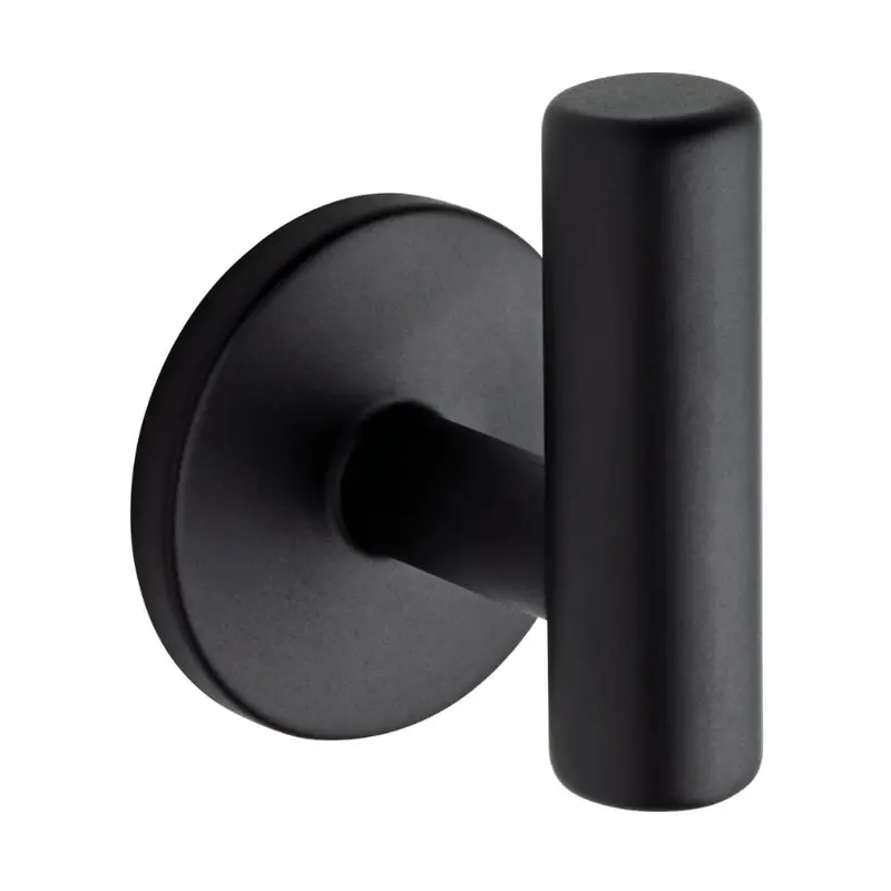2-1/32 in. Matte Black Single Post Wall HookSatin Nickel / .19 / 1