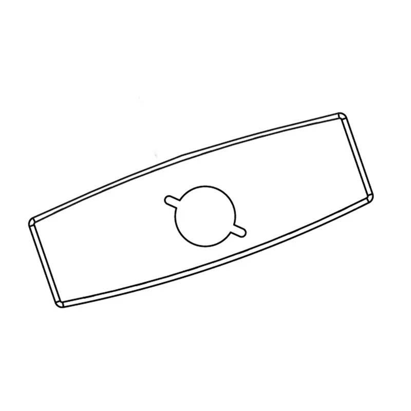 Commercial 4" Deck Plate (With Mounting Kit) For 8302, 8303, 8304Chrome