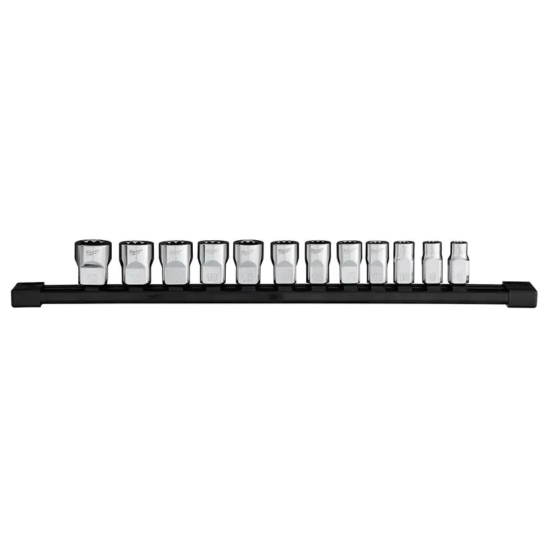Milwaukee 48-22-9520 12pc 3/8 Drive 12-Point Metric Socket Set