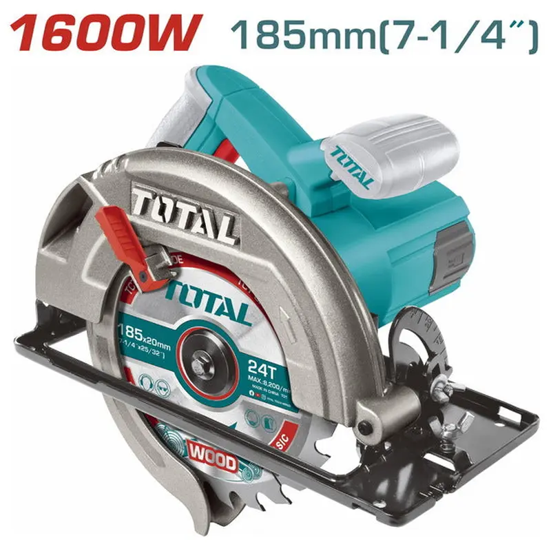 TOTAL Circular Saw 1.600W - 185mm (TS1161856)