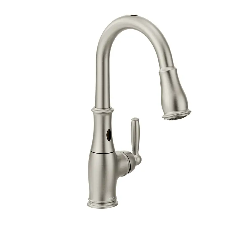 Brantford Chrome One-Handle High Arc Pulldown Kitchen FaucetChrome