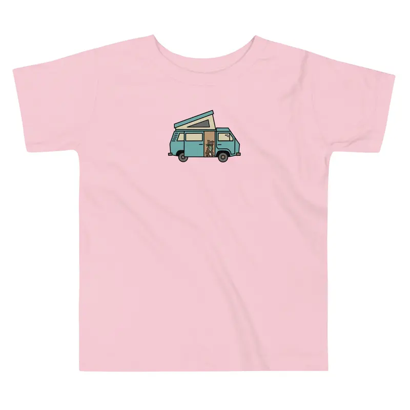 Dog in Van Toddler T-ShirtBlack / 2T