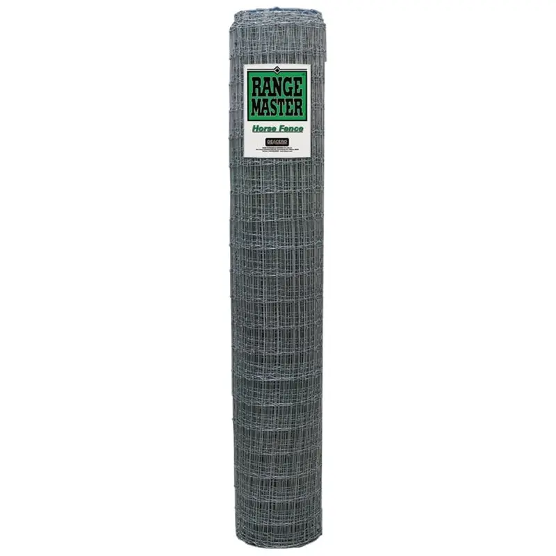 Rangemaster 6963 Horse Fence, 100 ft L, 60 in H, 12.5 ga Gauge, Galvanized