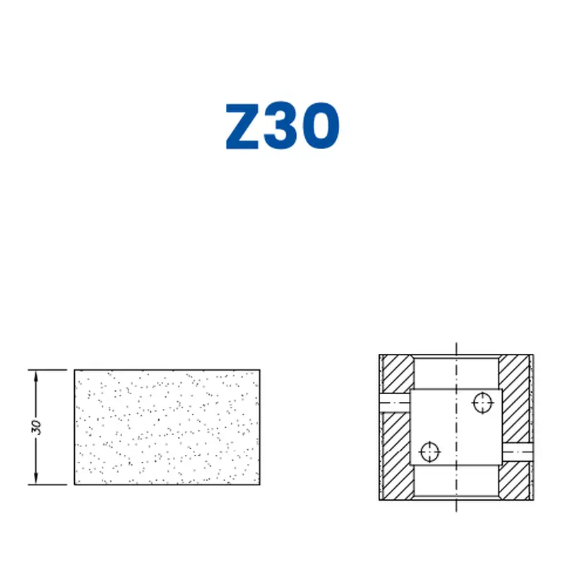 Z30(30mm Flat Edge)EHS Kit (All materials high speed) / 1