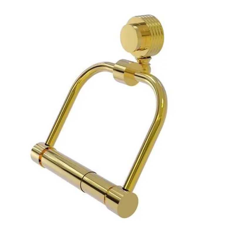 Allied Brass Venus Polished Brass Wall Mount Double Post Toilet Paper Holder