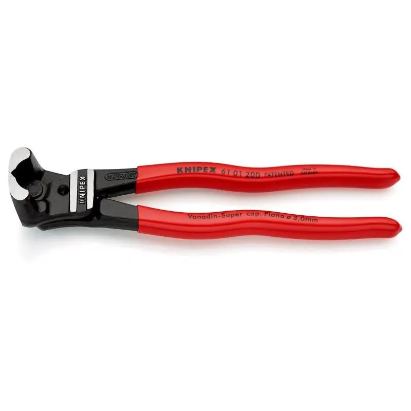 KNIPEX 6101200 8 in High Leverage Bolt End Cutting Nippers