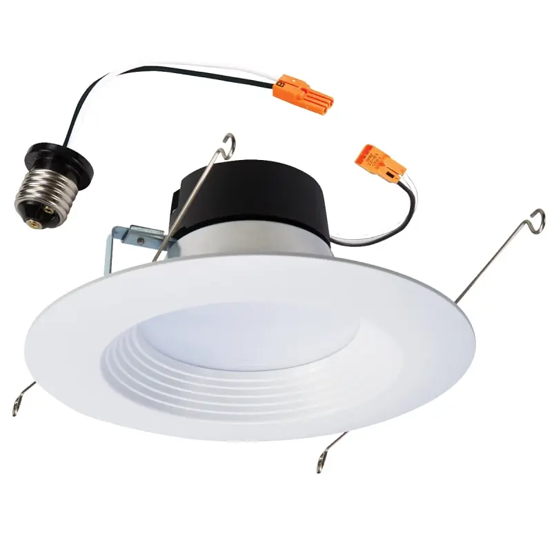 HALO LT5 Series LT560WH6930R-CA Retrofit Trim, 8 W, 120 V, LED Lamp, White, Matte