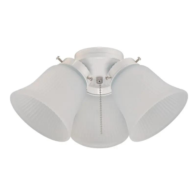 3-Light LED Cluster Ceiling Fan Light KitWHITE
