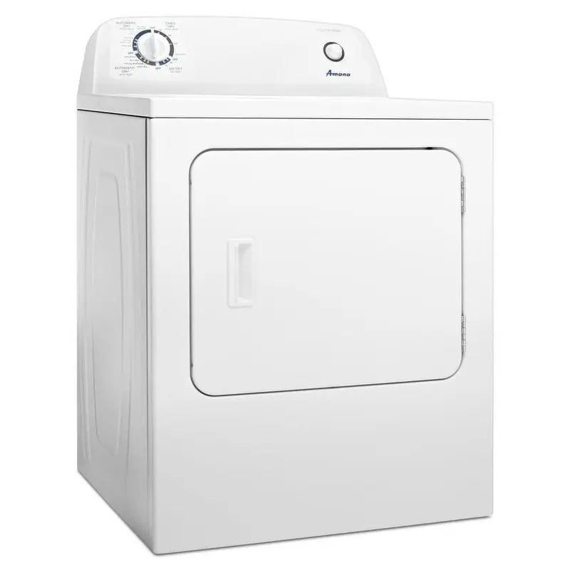 Amana 6.5-cu ft Reversible Side Swing Door Gas Dryer (White)