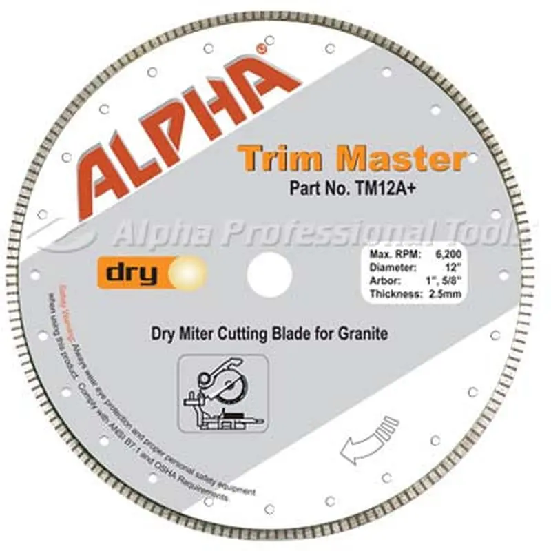 Alpha Trim Master Dry Blades for Miter Saws10"
