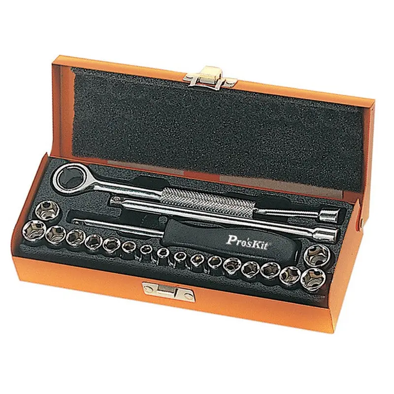 23Pcs 1/4" Driver Socket Set