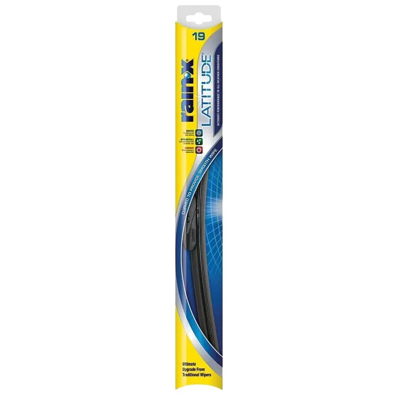 Rain-X Latitude 5079276-1/5079276 Winter Wiper Blade, 19 in, Curved Blade, Rubber
