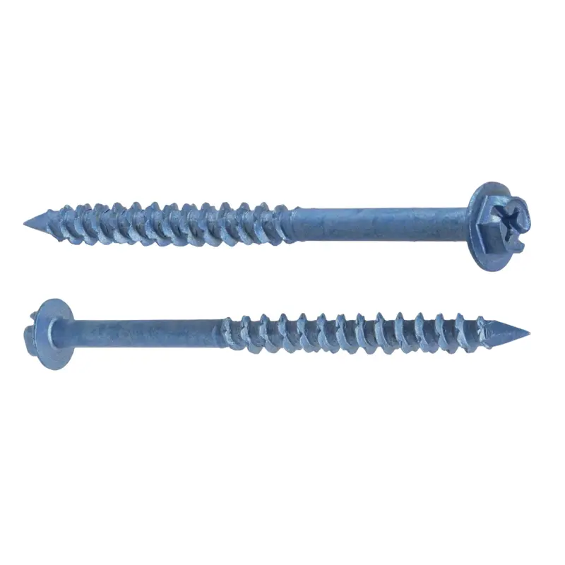 Ucan | SCRU-IT Concrete Screws Hex Washer Head-Bulk Pack(3/16 x 1-1/4) 4000pcs