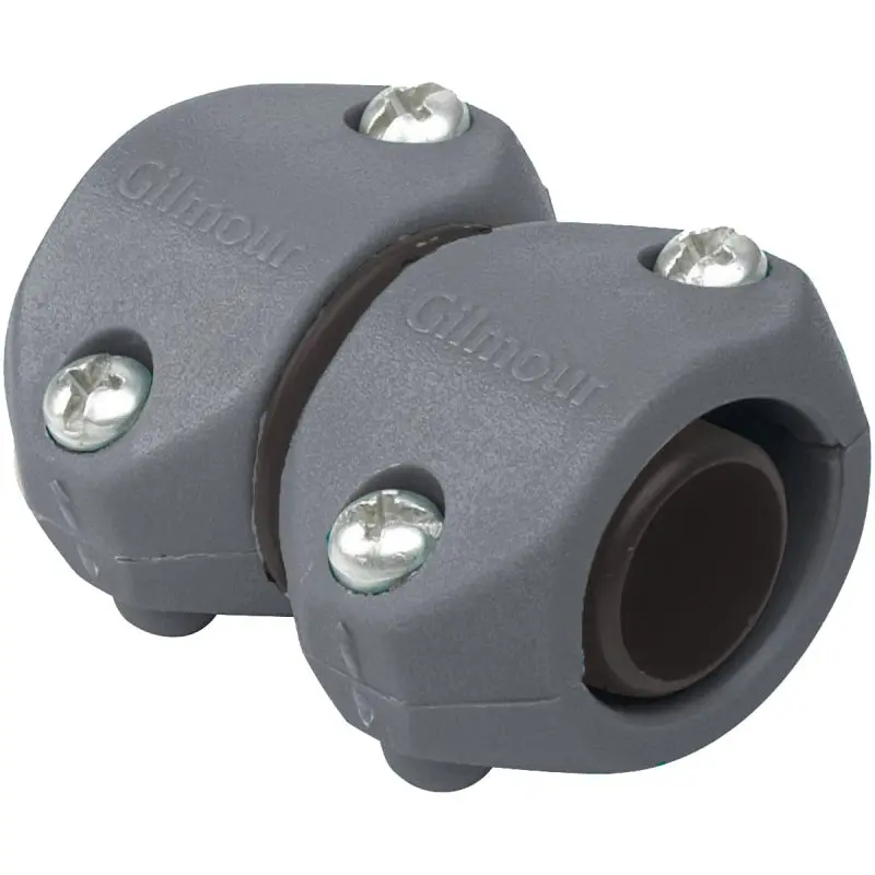 Gilmour 801024-1002 Light-Duty Hose Mender, 5/8 x 3/4 in, Male, Polymer