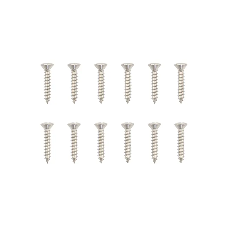 Hook-Up Box & Vent Cover Stainless Mounting Screws (Pack of 12)