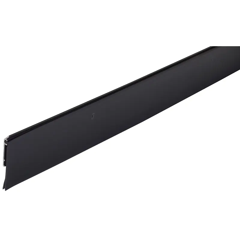 M-D 11820 Heavy-Duty Door Sweep, 36 in L, 2 in W, Aluminum Insert
