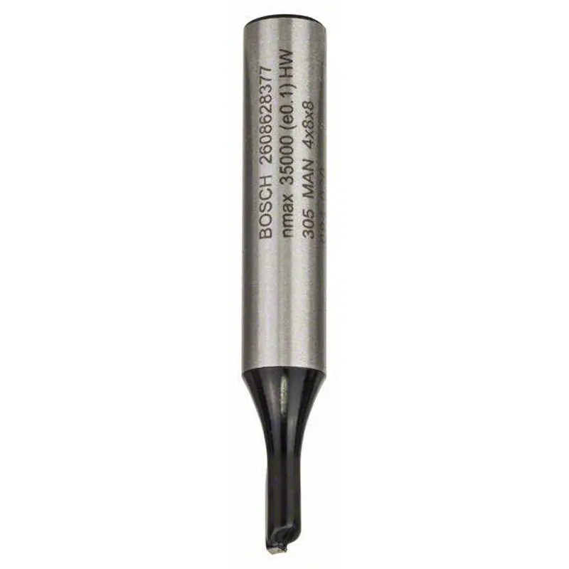 Straight Bit 8mm, D1 4mm, L 8mm, G 51mm