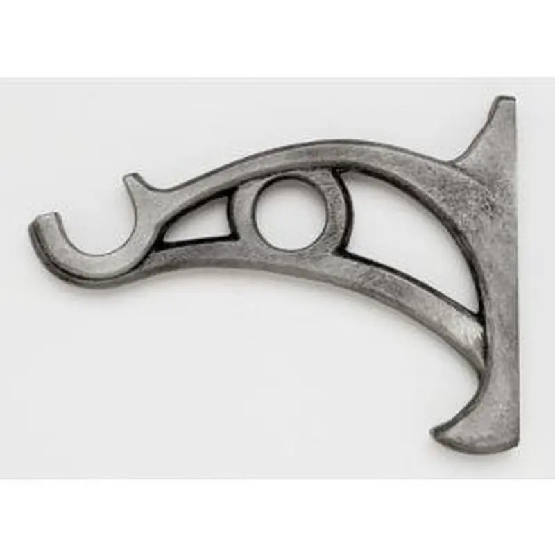 Wrought Iron Double Bracket - 011 - Antique Pewter
