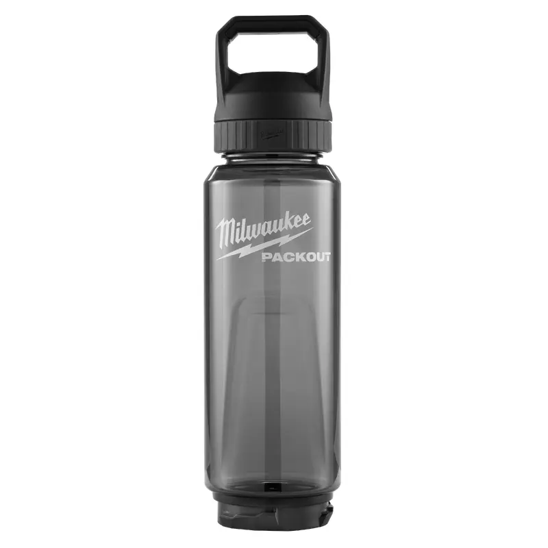 Milwaukee 48-22-8372B 34oz PACKOUT Bottle with Chug Lid - Black