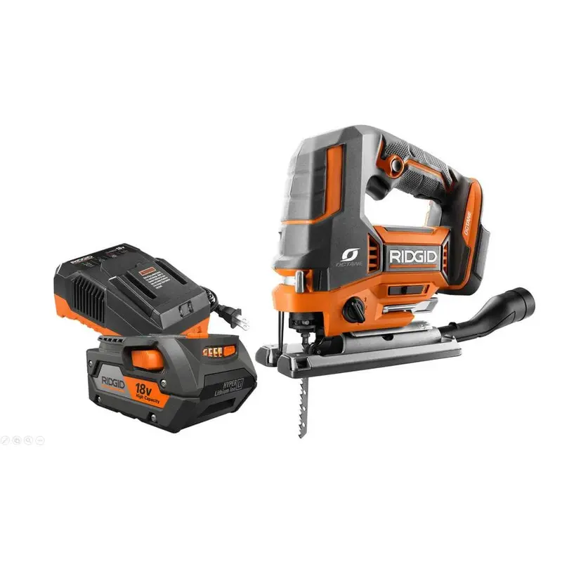 18-Volt OCTANE Brushless Jig Saw Kit with 4.0 Ah Battery and 18-Volt Charger
