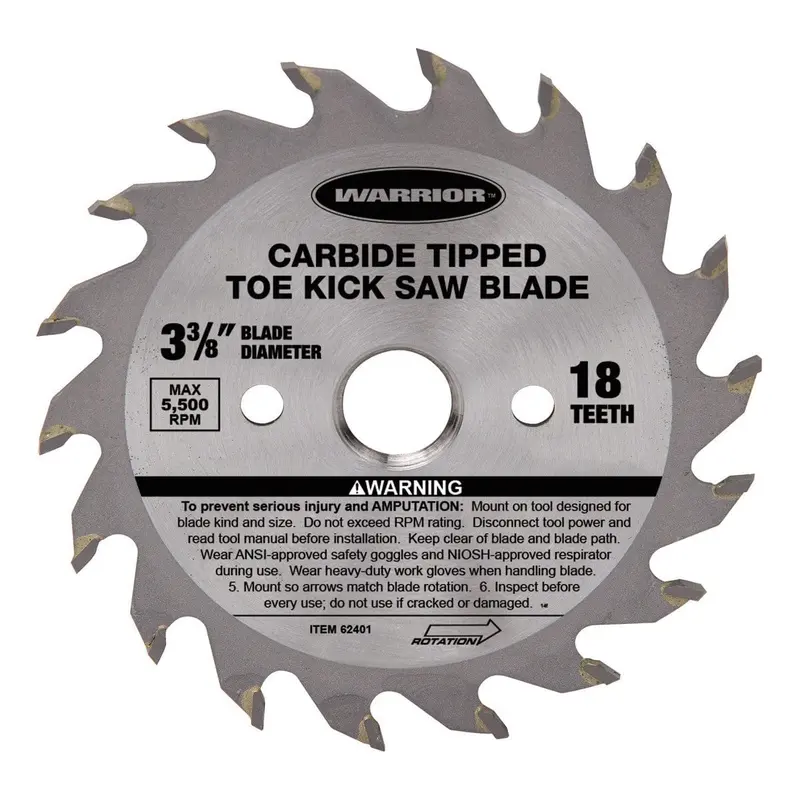 3-3/8 in. 18T Toe Kick Circular Saw Blade