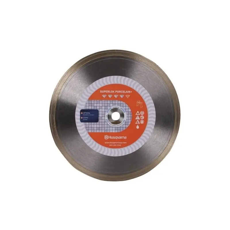 Husqvarna 542761276 Superlok Porcelain   10" Diamond Blade