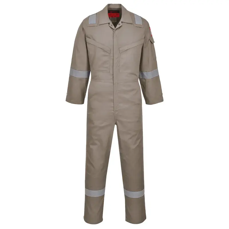 Portwest Araflame Silver Flame Resistant Coverall | Khaki34