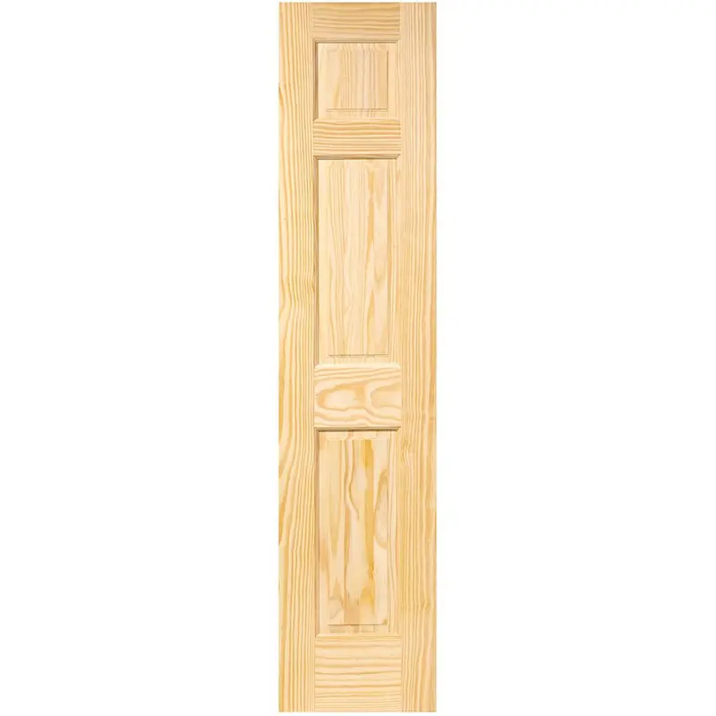 18 in. x 96 in. 6-Panel Pine Unfinished Solid Core Interior Door Slab34 / each
