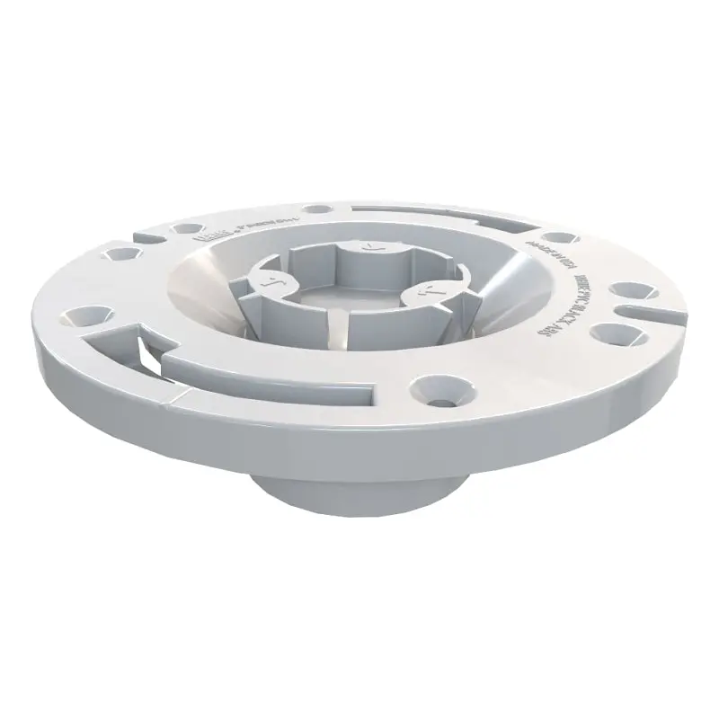 Oatey 43507 Closet Flange, 3 in Connection, PVC, White, For: Most Toilets