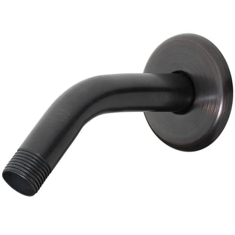 AquaSource 0.5-in Oil Rubbed Bronze Shower Arm and FlangeBrushed nickel