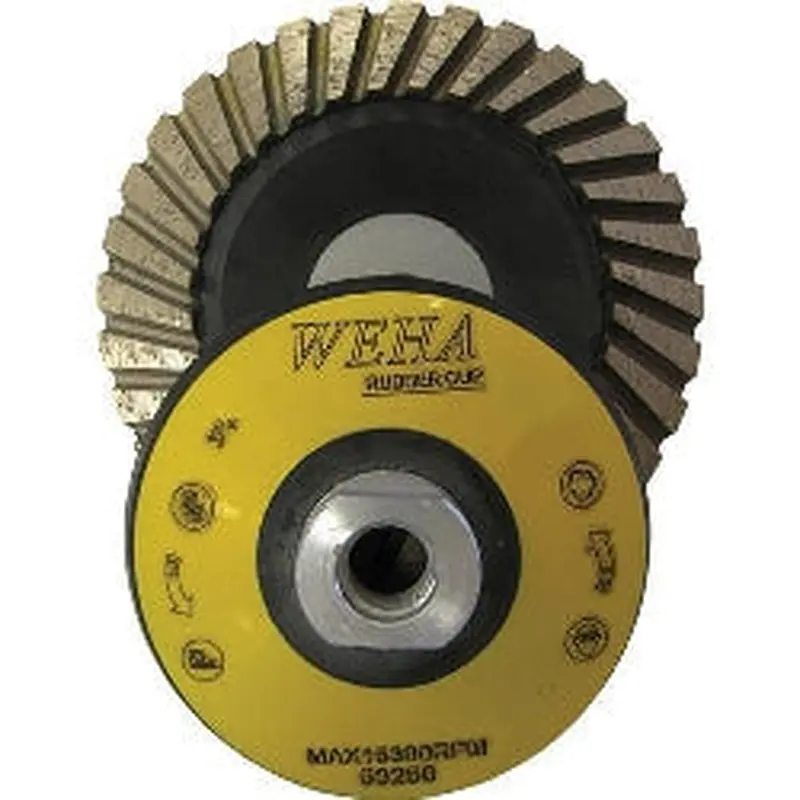 Weha Rubber Diamond Cupwheel4" / Coarse