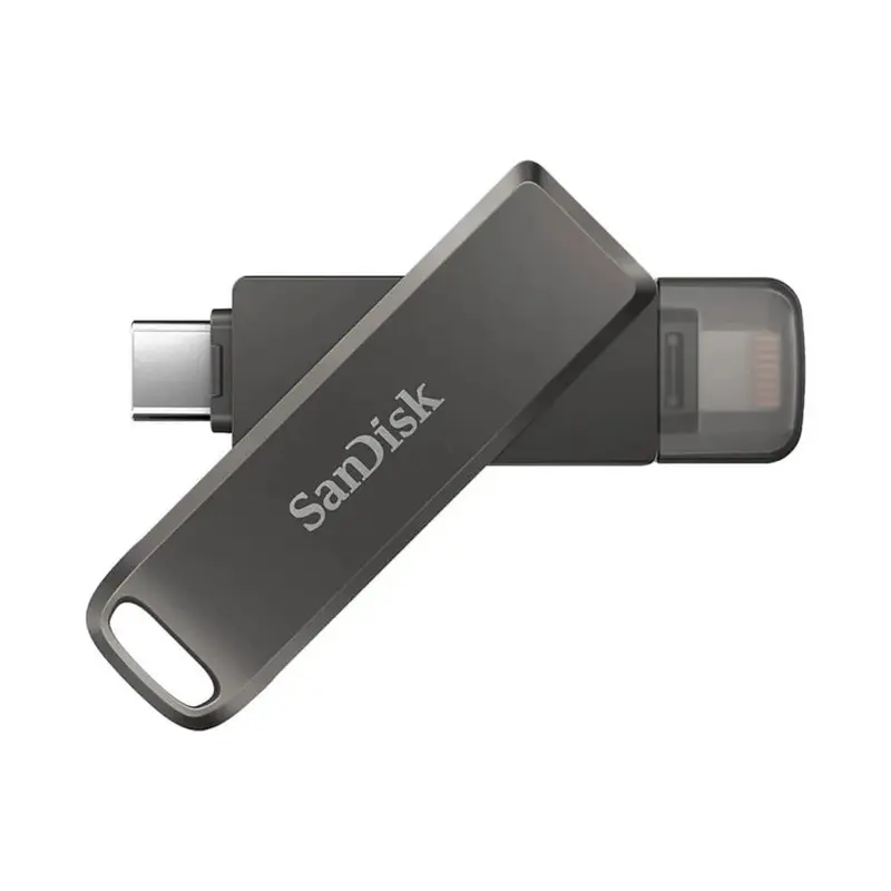 SanDisk iXpand Flash Drive Luxe 256GB Lightning/USB-C