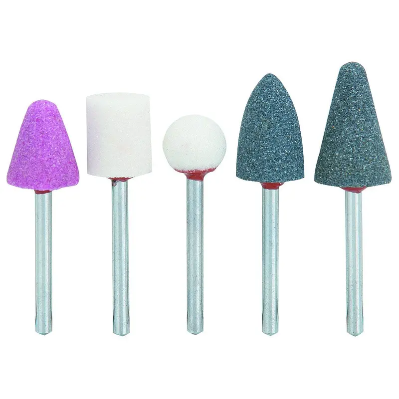 5 Pc. Stone Rotary Grinding Bits with 1/8 in. Shank
